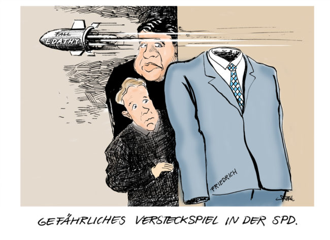 Gabriel und Oppermann verstecken sich hinter dem zurrückgetretenen Hans-Peter Friedrich