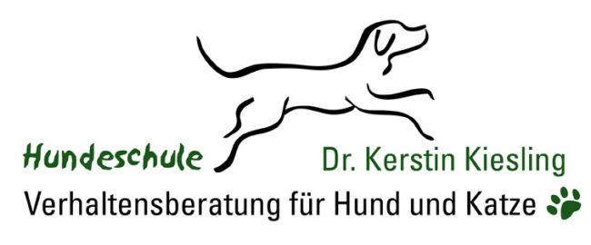 Cartoon-Karikatur-Comic---Ein Hundelogo für eine Hundeschule.