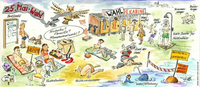 Cartoon zur Wahl