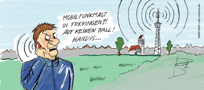 Mann am Telefon