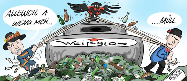 Stegstrecker Pfullendorf Cartoon-Comic