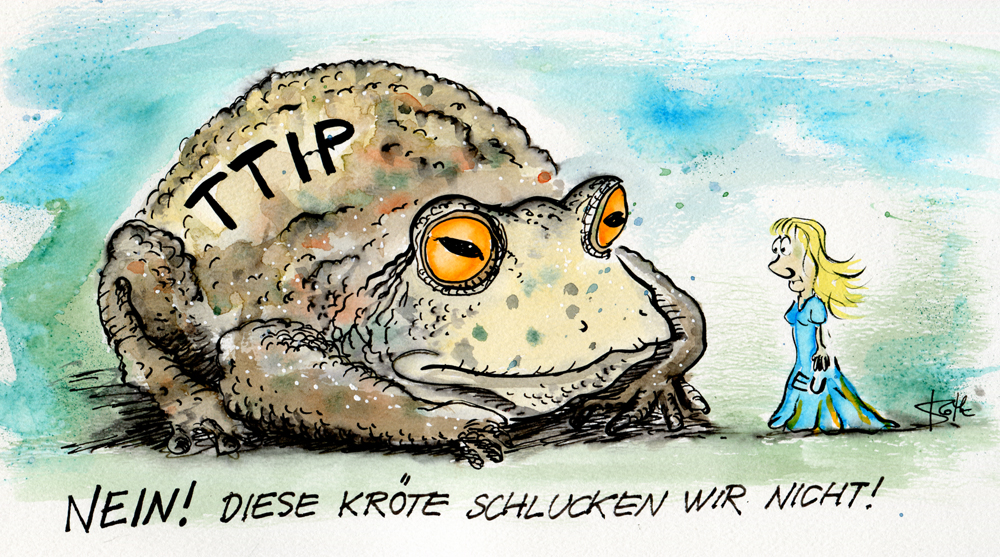 TTIP - Kröte schlucken