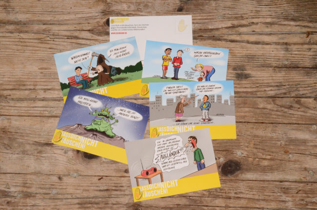 Cartoons gegen rechts