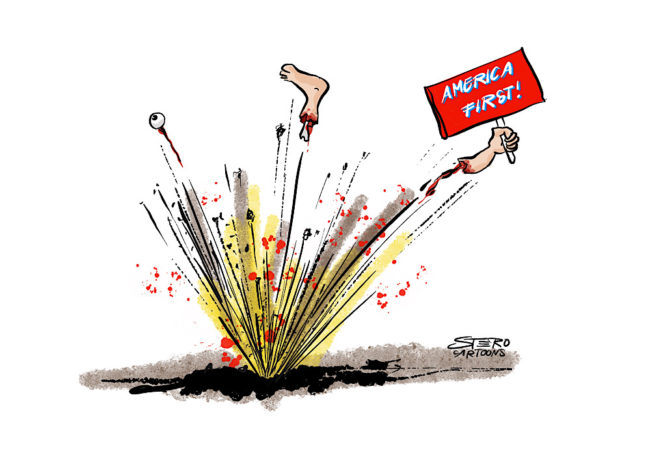 Cartoon Comic Landminen