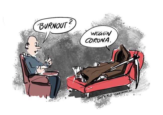 Cartoon-comic-tod-beim-psychiater-wegen-corona