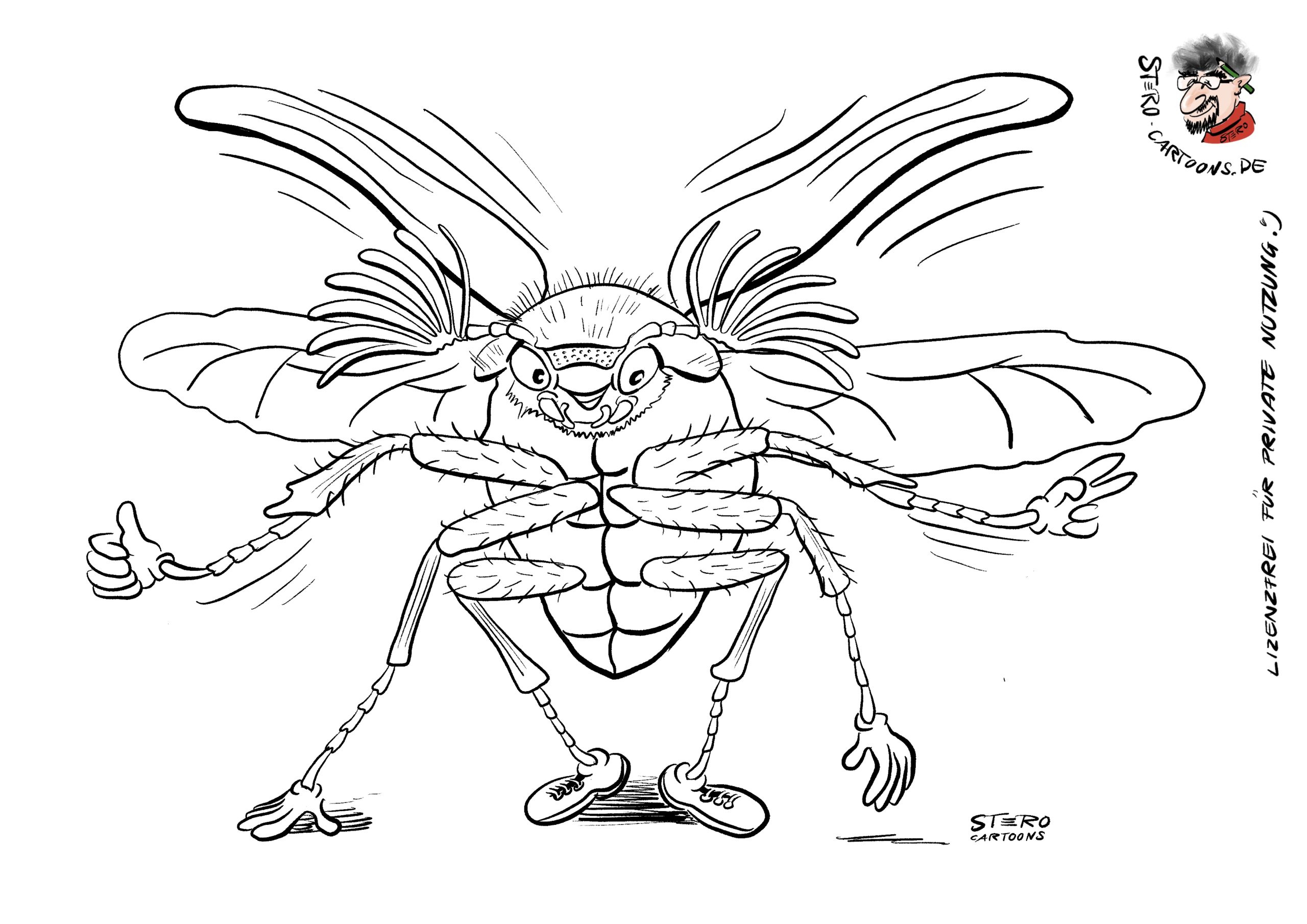 Malvorlage Maikafer Insekt Roth Cartoons De