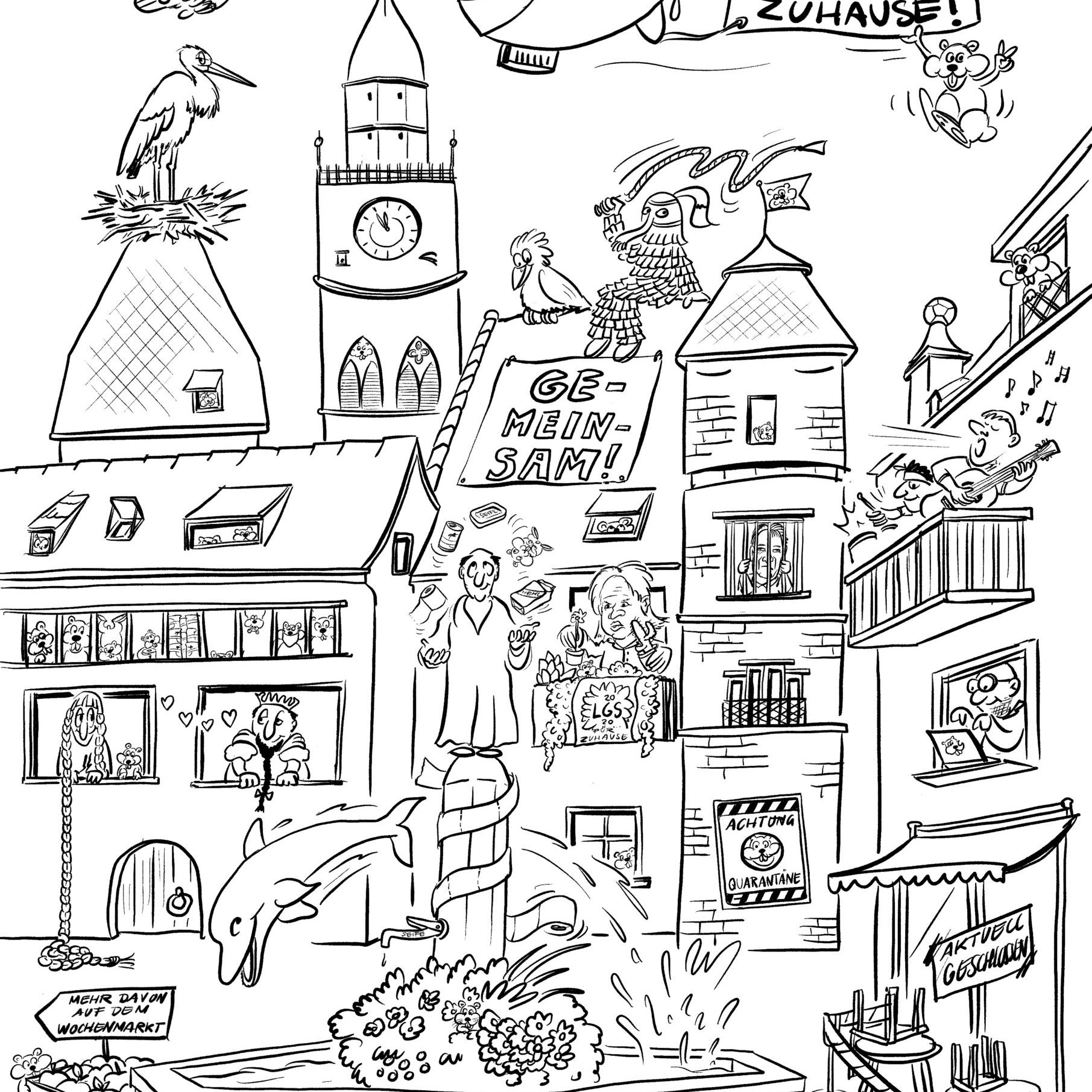 Coronavirus Covid19 Comic Cartoon Cartoons, Comic