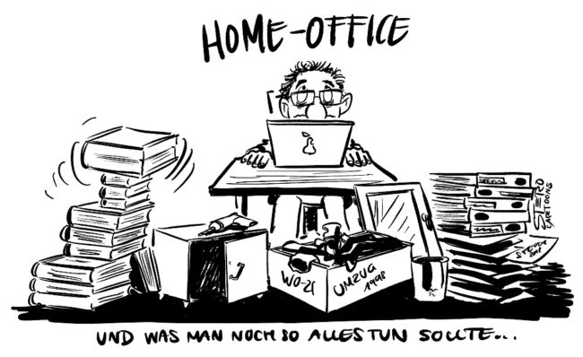 Cartoon Comic Home Office To-do List hallo