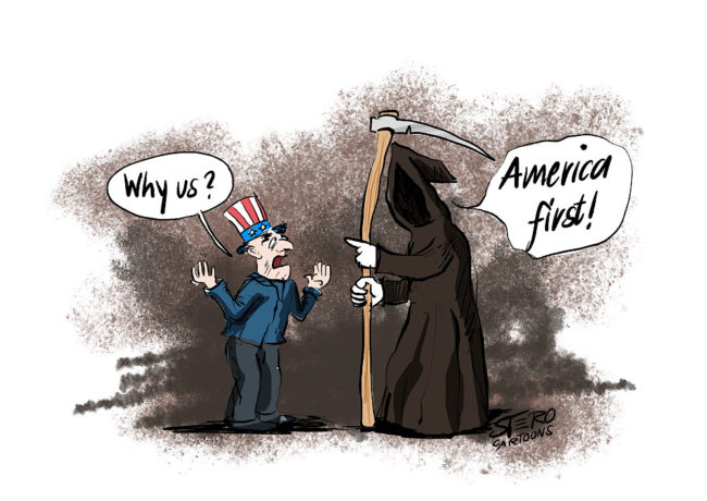 Tod und USA - America first bei Corona