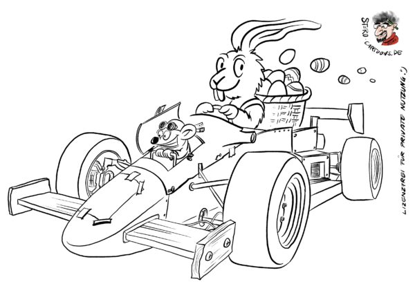 cartoonkarikaturMalvorlage Osterhase RothCartoons (DE) cartoonkarikaturMalvorlage Osterhase RothCartoons (DE)