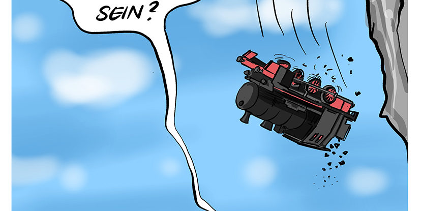 Lockdown wegen Corona - Cartoon-Comic - Cartoon, Comic, Karikaturen, Illustration, Grafik-Design