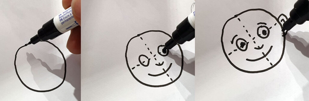 Cartoon-zeichenworkshop als firmenevent